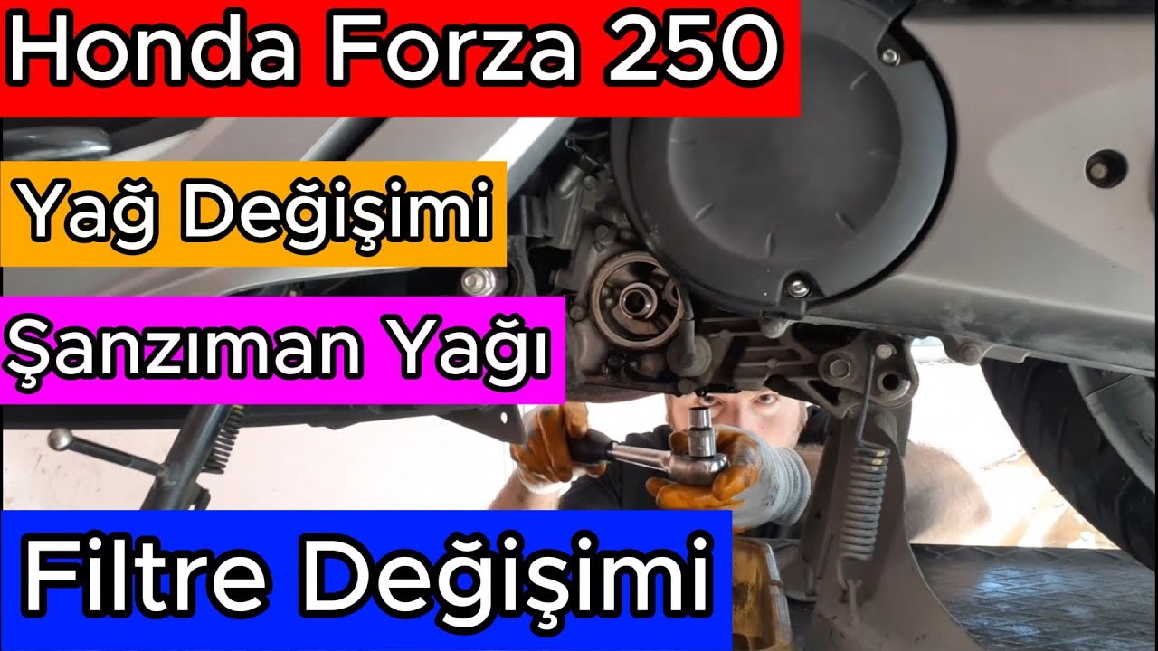 Honda Forza 250 Bakım