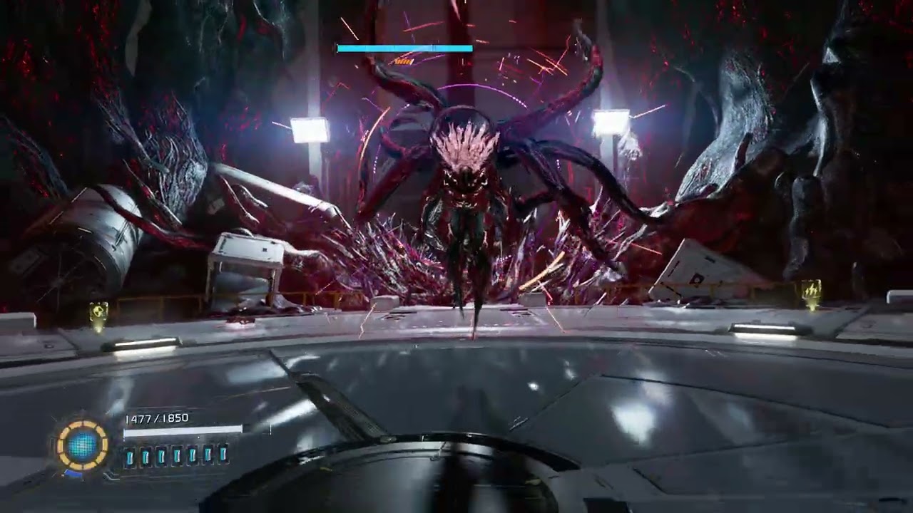 Pragmata Eight (Unknown Signal) Boss Fight Stun Lock