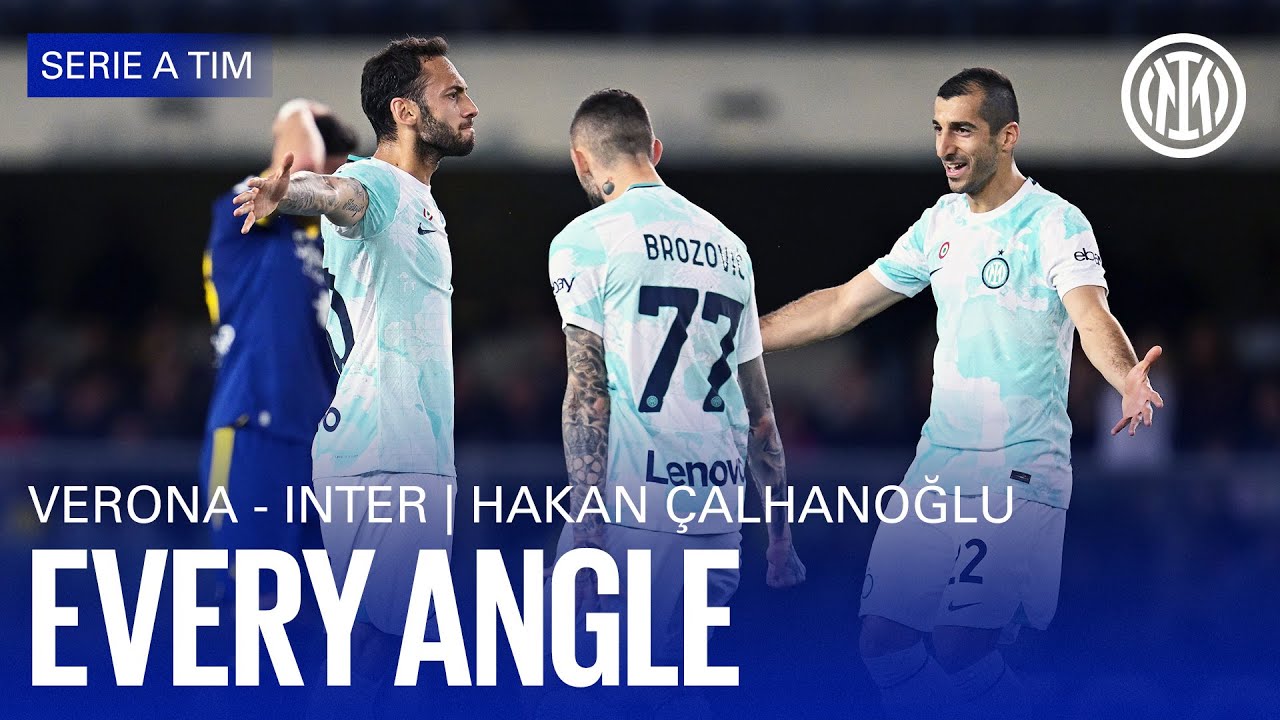 CALHANOGLU GOAL vs VERONA | EVERY ANGLE | SERIE A 22/23 ⚫🔵