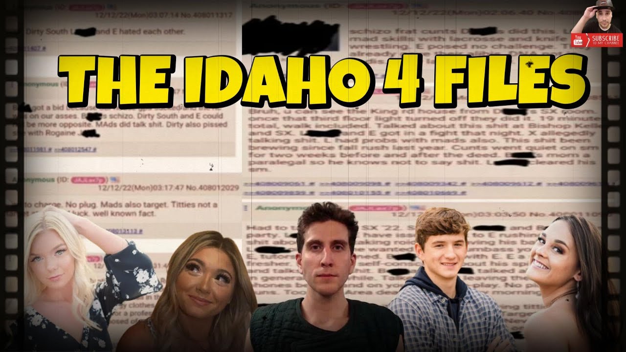The Idaho 4 Files {When 4 Chan Rabbit Holes Become a Reality} #idaho4murders #truecrimecommunity