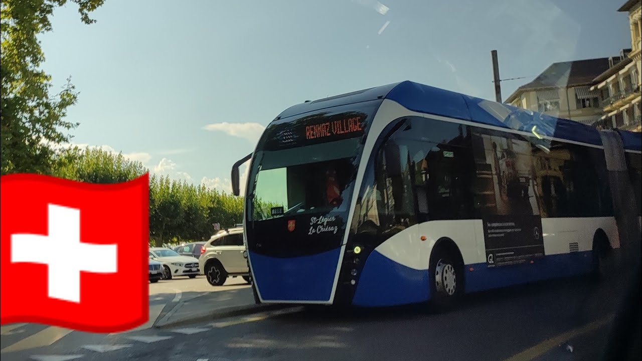 Trolley Bus Montreux, Suisse 🇨🇭