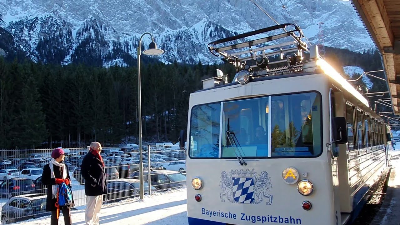 Cogwheel Train Zugspitze | Zahnradbahn Zugspitze | Bayerische Zugspitzbahn | Top of Germany
