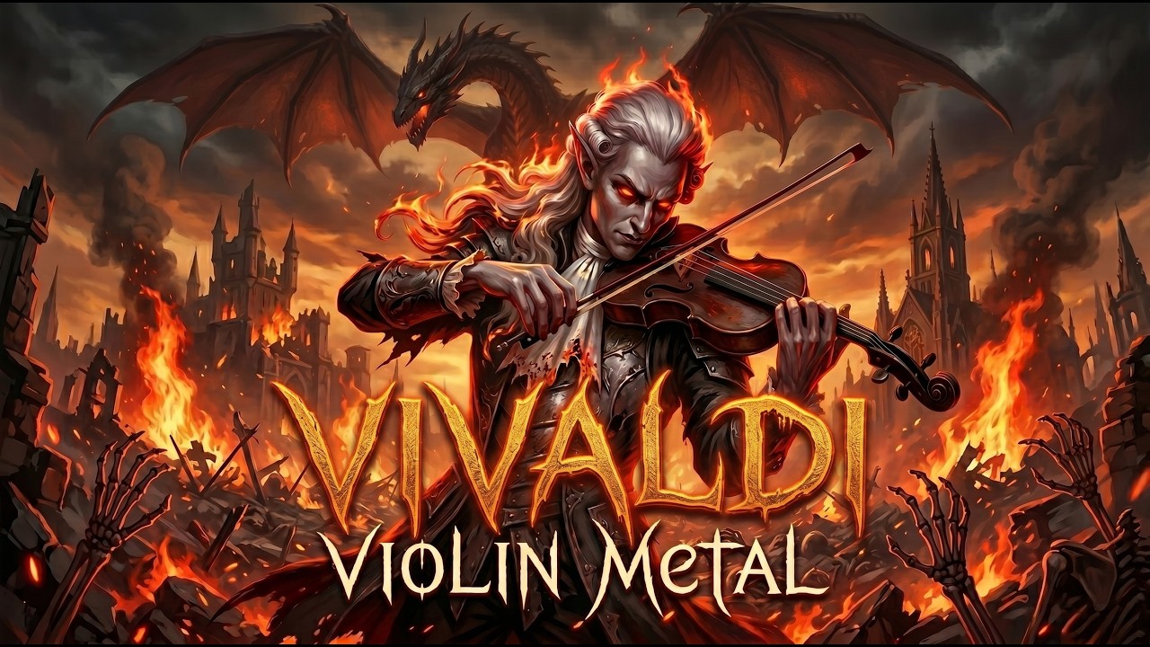 Vivaldi x Dark Metal | DRAGON SEASON | Violin Metal - Power & Energy Playlist 🎻🔥⚔️