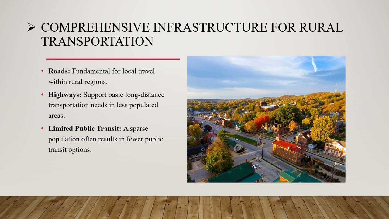 Urban Vs Rural Transportation Systems