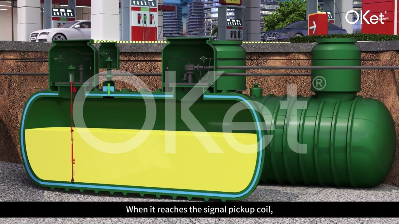 Magnetostrictive principle of OKet automatic tank gauge (ATG) system