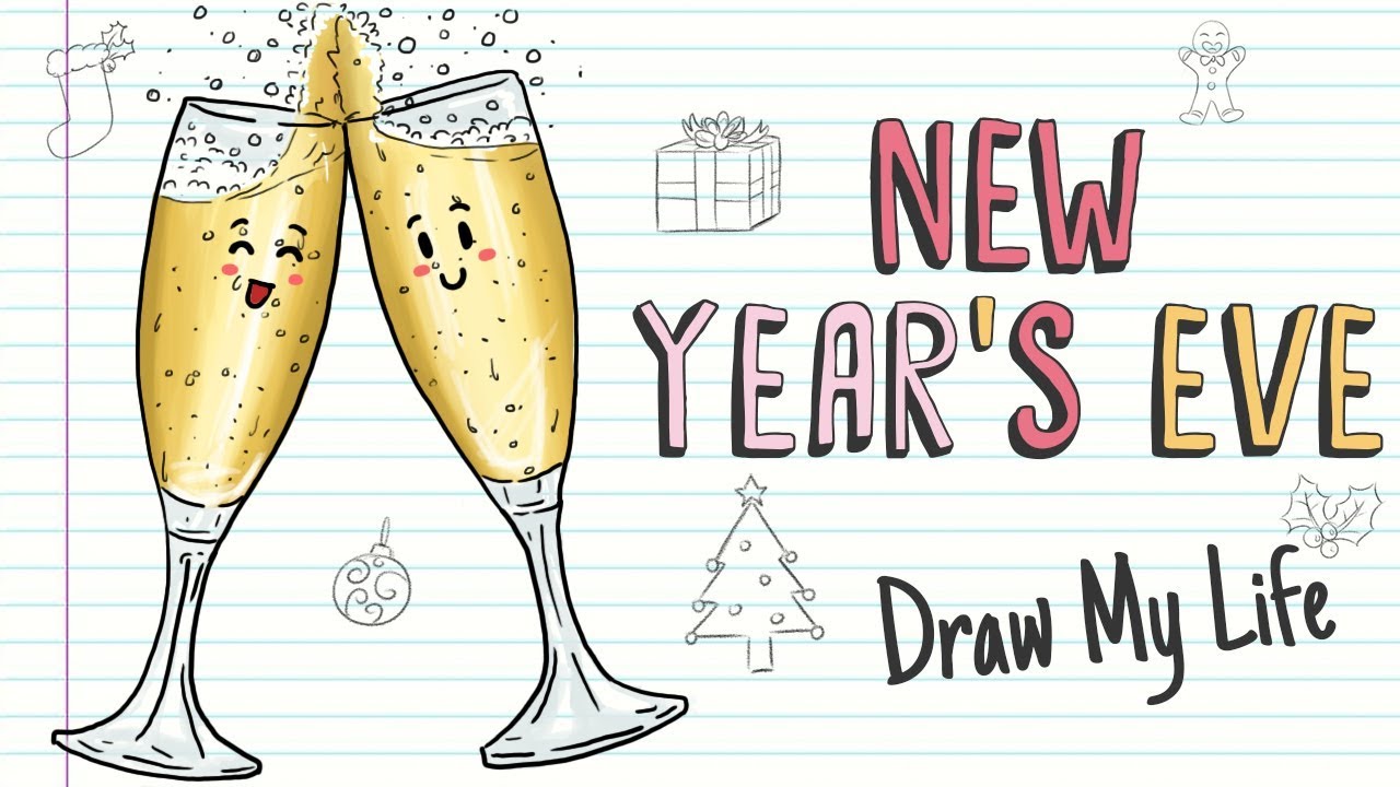 NEW YEAR TRADITIONS AROUND THE WORLD | Draw My Life Happy New Year 2019