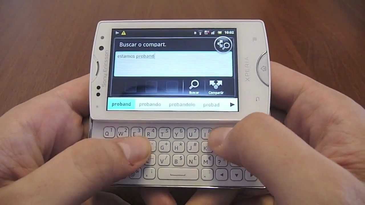 Revisión Sony Ericsson Xperia mini pro