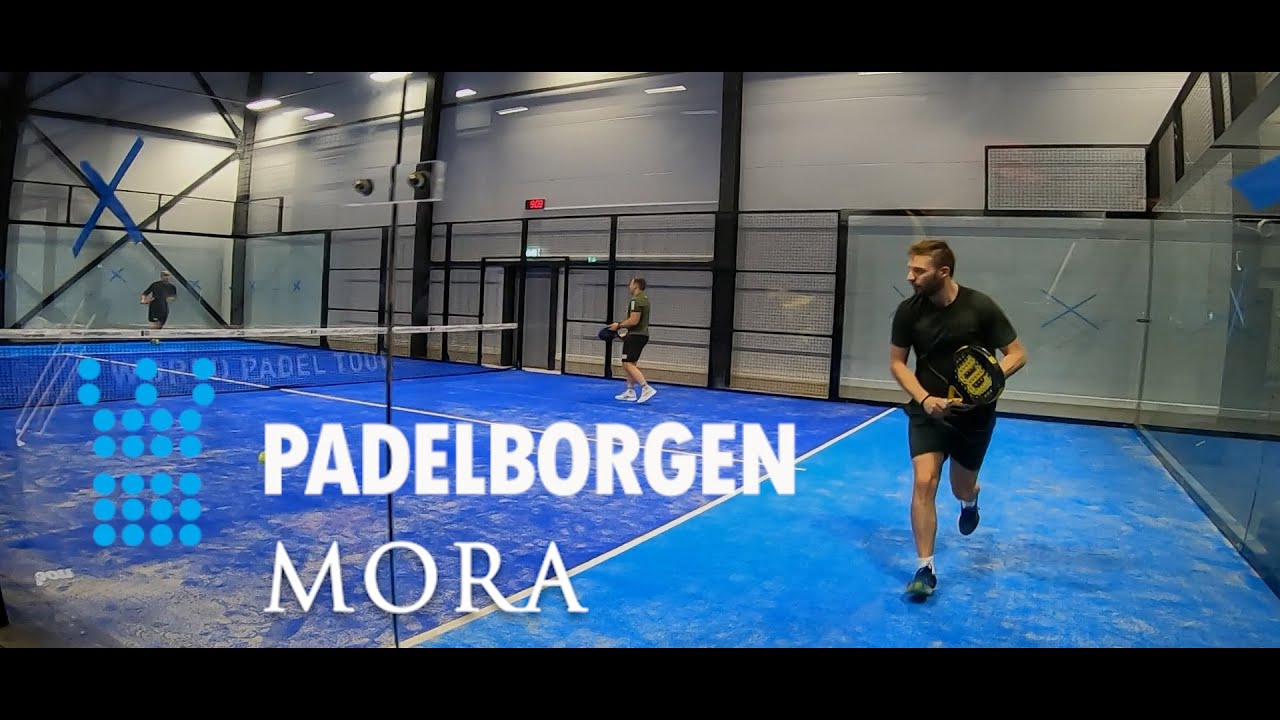 Padelborgen i Mora - Test av banorna