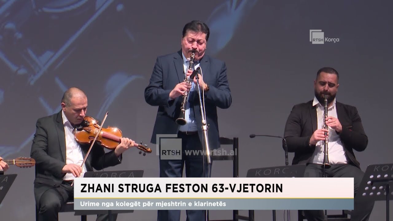 Zhani Struga feston 63-vjetorin/ Urime nga kolegët për mjeshtrin e klarinetës