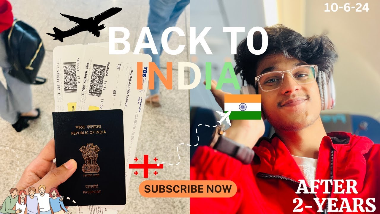Surprise Trip to India! ✈️😱 | Emotional Reunion with Family & Friends #georgia #india #medstudent