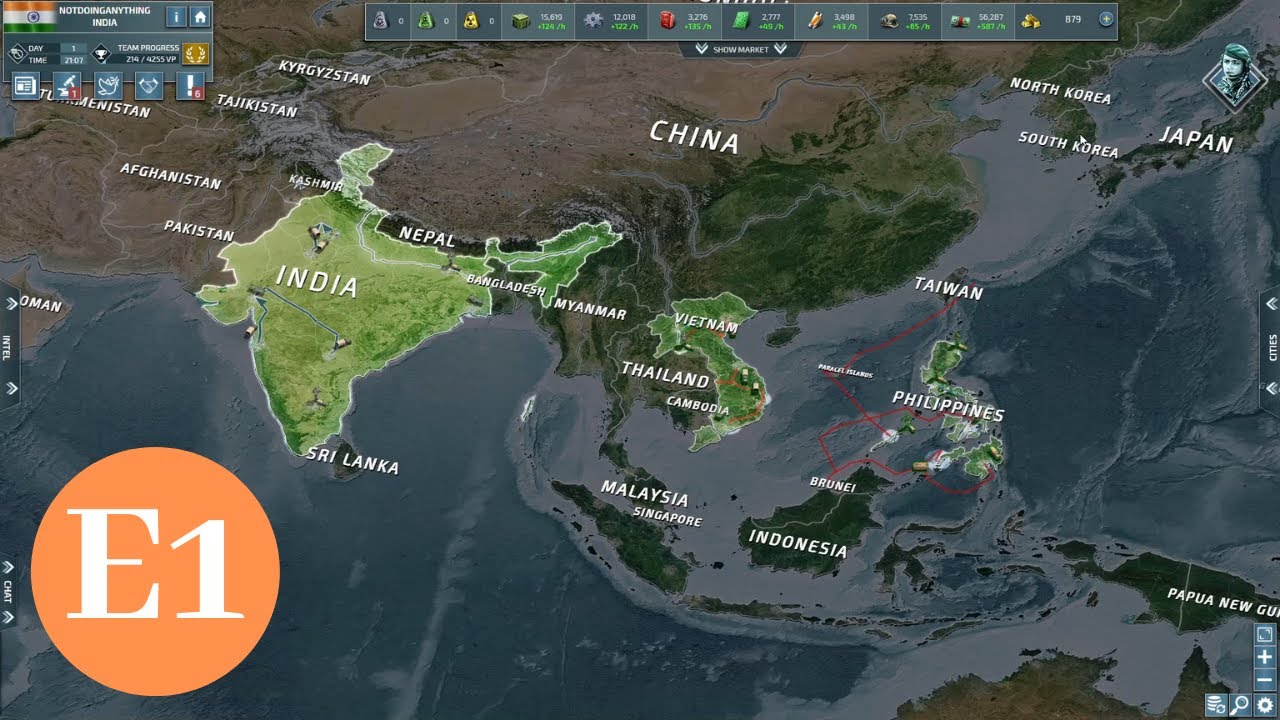Conflict of Nations World War 3 | Ep 1 | Gameplay