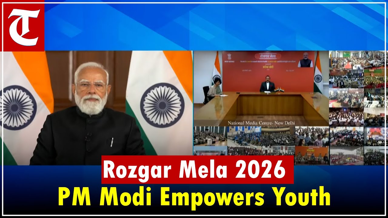 LIVE: PM Modi distributes appointment letters under Rozgar Mela