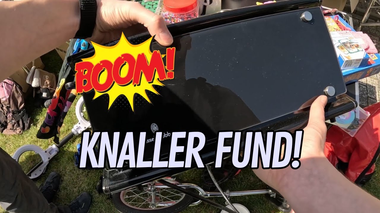Knaller Fund auf dem Trödelmarkt 💣 - Flohmarkt / Reselling Tour 👀