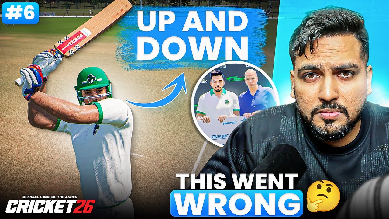 Career Ups 👆 & Downs ☹️ New Bowling Action 😍 Gym Session | Cricket 26 My Career Mode | RtxVivek #6
