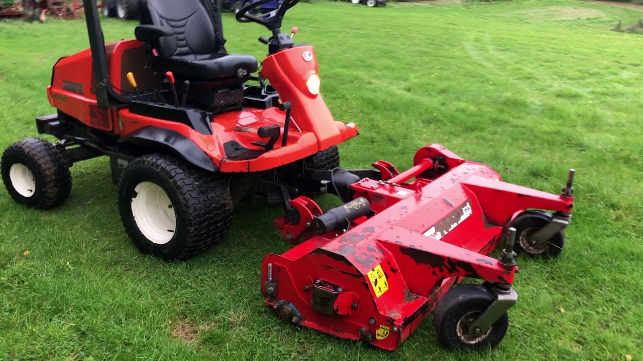 2012 Kubota F3680 Out Front Commercial Ride On Mower, 60