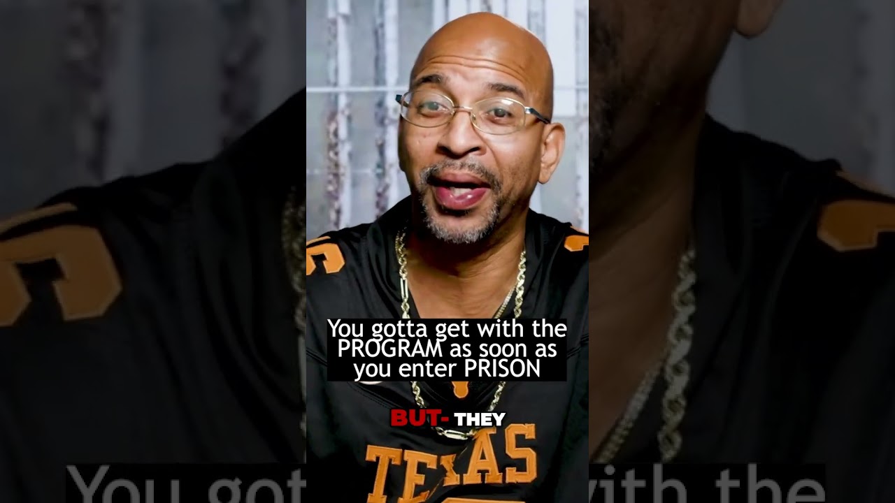 Mohammed says it's important to get WITH IT as soon as you enter the prison #prisonstories101
