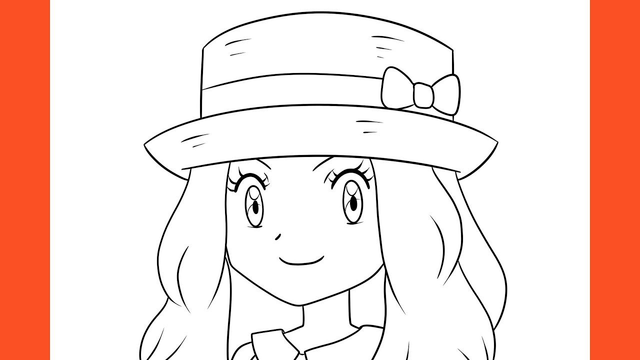 How To Draw Serena (Pokémon)