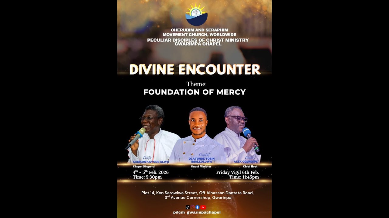 DAY 2 || DIVINE ENCOUNTER SERVICE || FEBRAURY 5TH 2026 ||  GREAT MERCIES BY PROHET TOSIN OLATUNDE