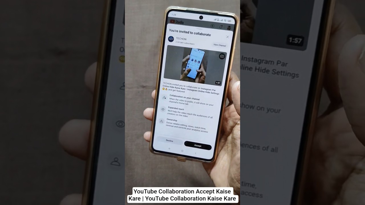 How to Accept YouTube Collaboration | How to Accept YouTube Collaboration