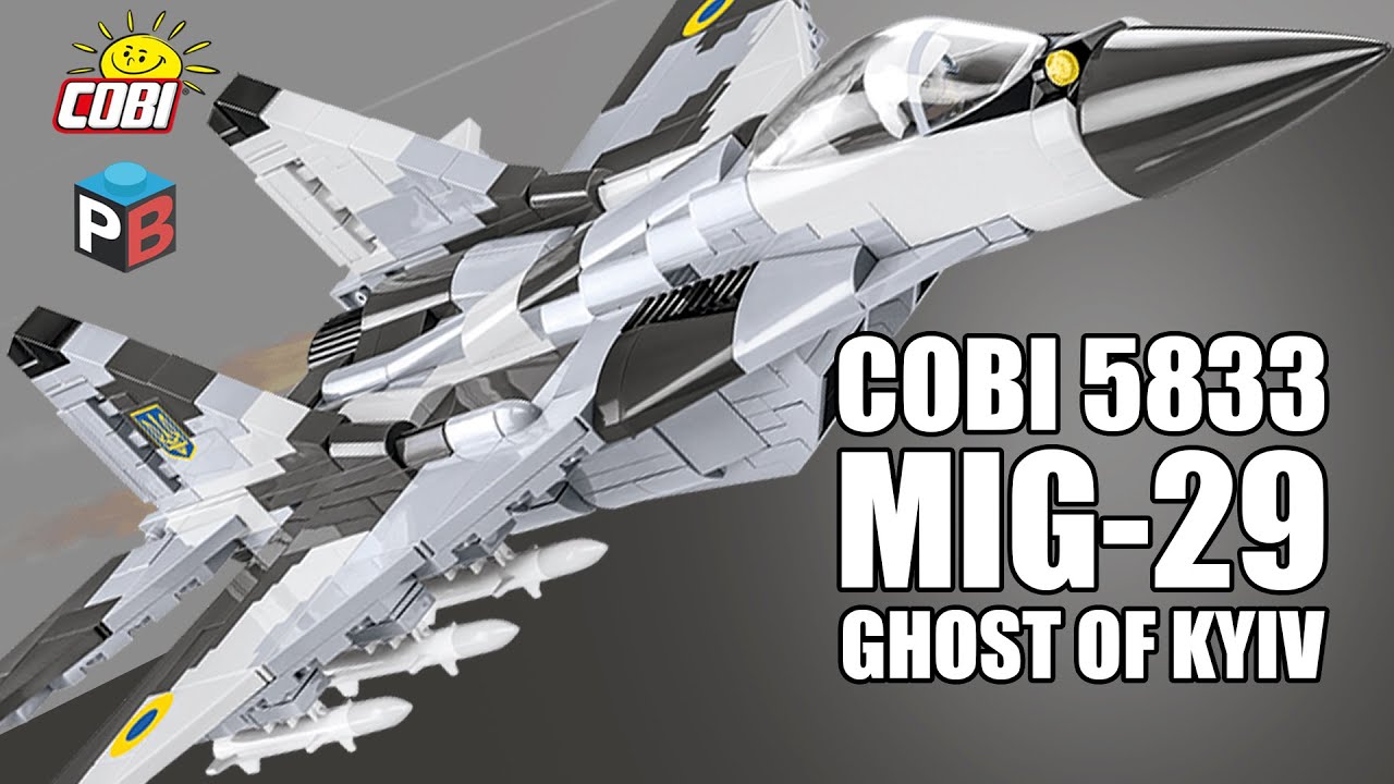 MiG-29 Ghost of Kyiv - Stop motion speed build - COBI 5833