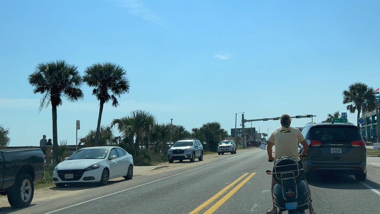 Florida Scenic Highway : Driving St. Augustine to Daytona Beach via SR A1A in March 2023