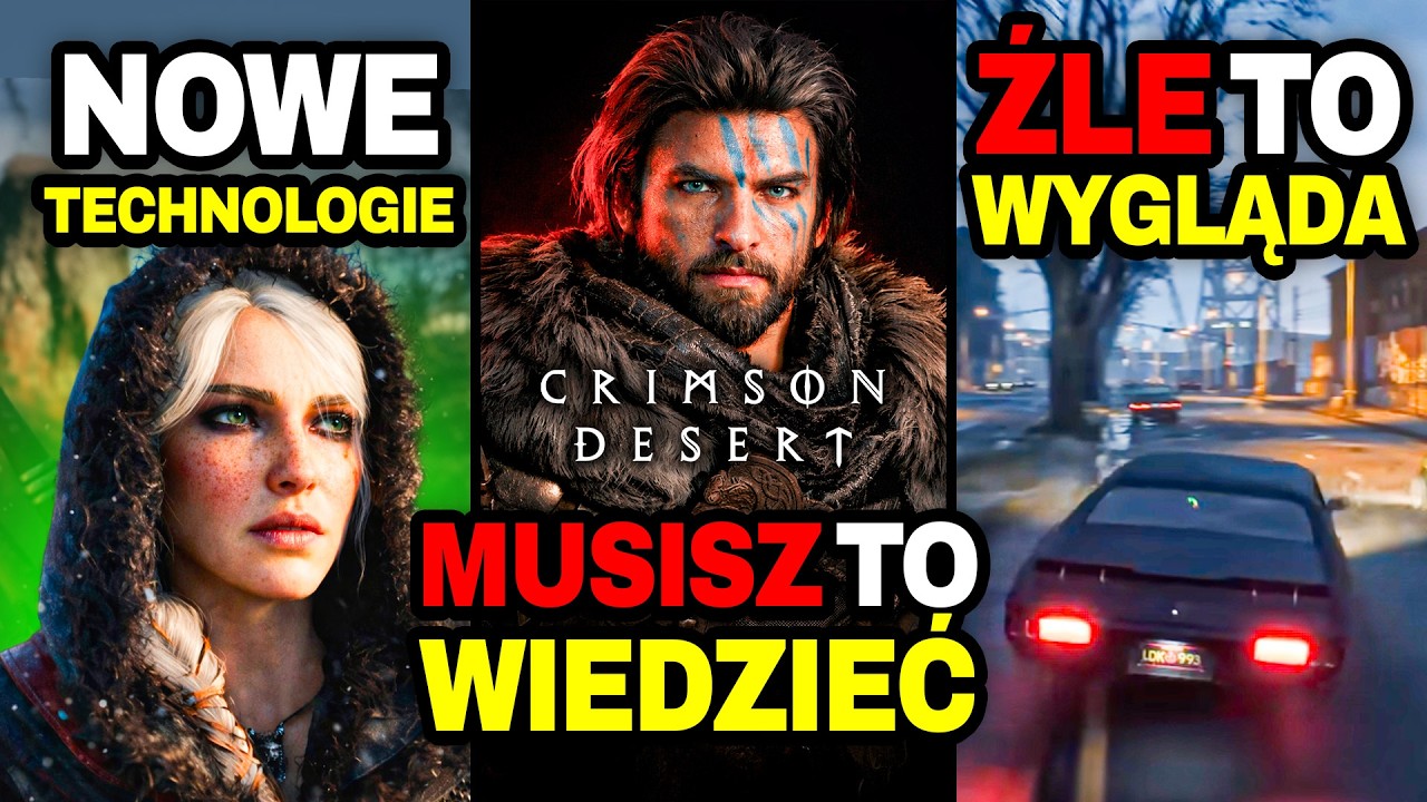 Bardzo WAŻNE INFORMACJE o Crimson Desert &mdash; Nowe Technologie w Wiedźminie 4 &mdash; Gra Samson