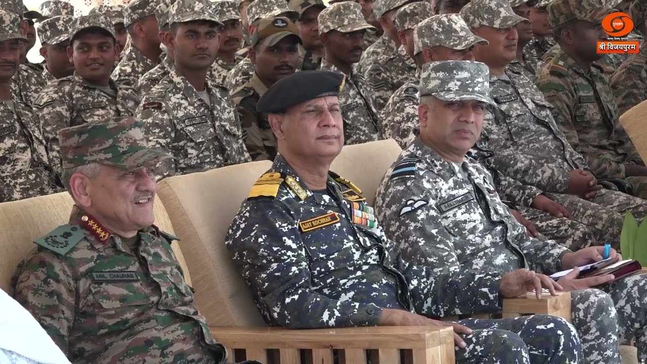 Chief of Defence Staff on Visit to Andaman and Nicobar Command