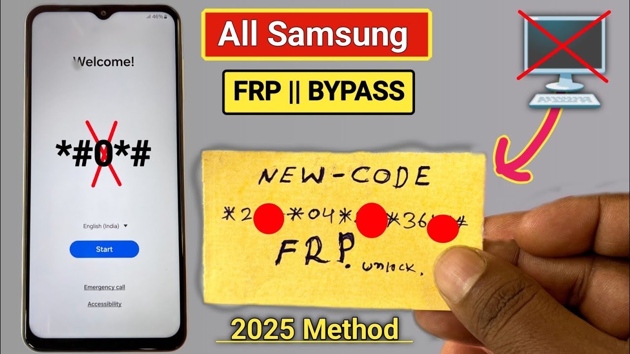 New Method 2025 Samsung FRP Unlock Android 12-13-14 | All Samsung FRP Bypass 10000% Working Method✅