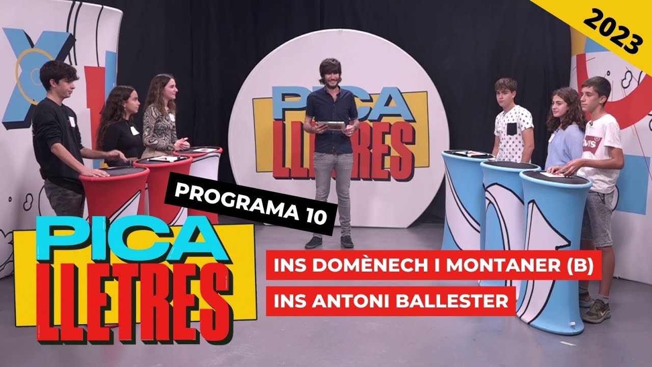 10. Pica Lletres 2023: Institut Lluís Domènech i Montaner (B) VS. Institut Antoni Ballester