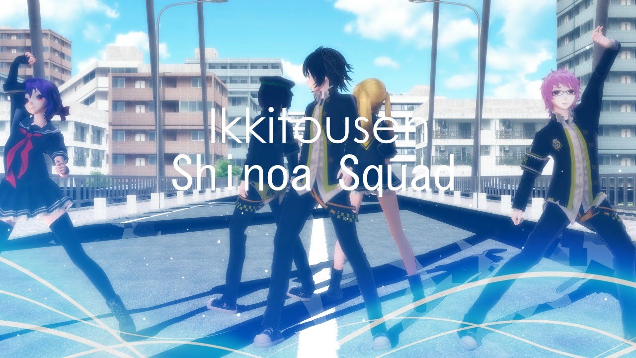 【MMD】Ikkitousen- Owari No Seraph (Shinoa Squad +DLs)