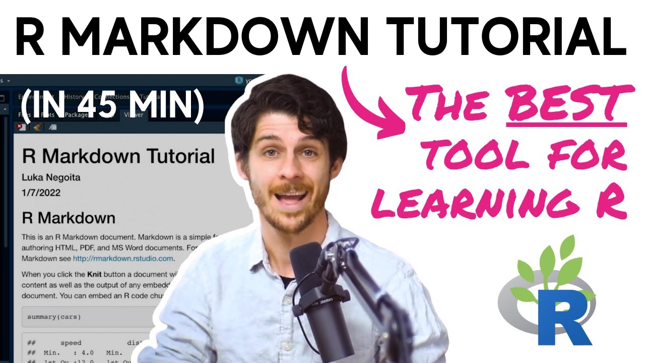 УЧЕБНОЕ ПОСОБИЕ ПО R Markdown | Мощный инструмент для ИЗУЧЕНИЯ R (ЗА ​​45 МИНУТ)