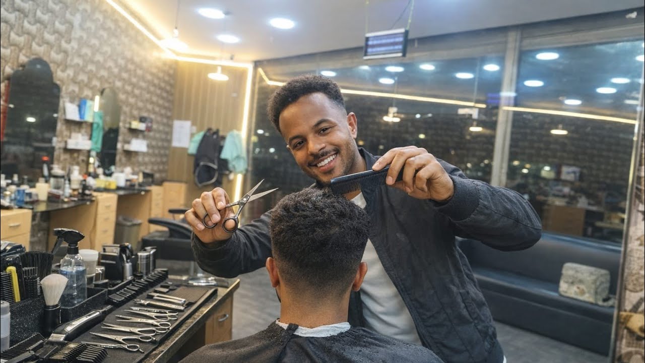 በኩዌት የወንዶች ፀጉር ቤት #ኢትዮጵያ  price of hear cut  in Kuwait 🇰🇼