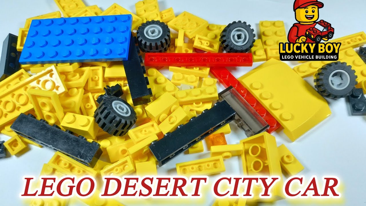 How to build a Lego desert car | Satisfying DIY video of Lego 