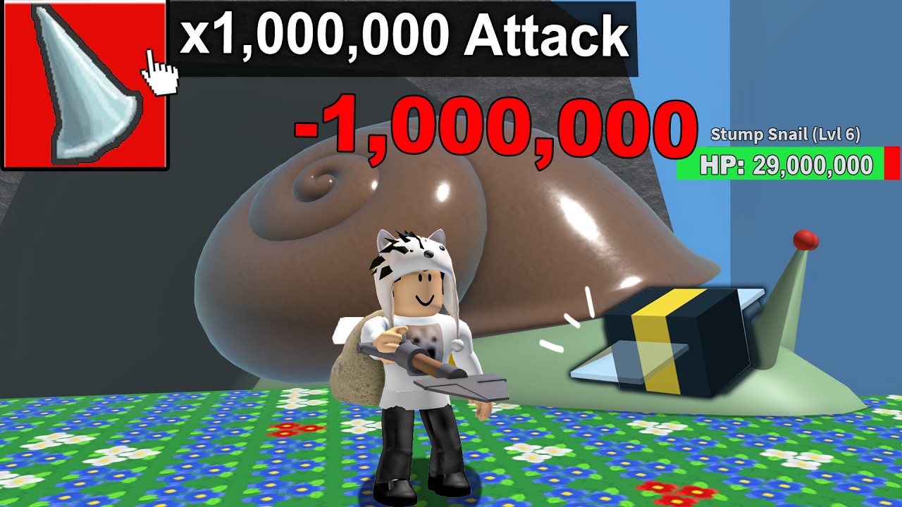 Bee Swarm Simulator, But I Have 1,000,000 Attack!