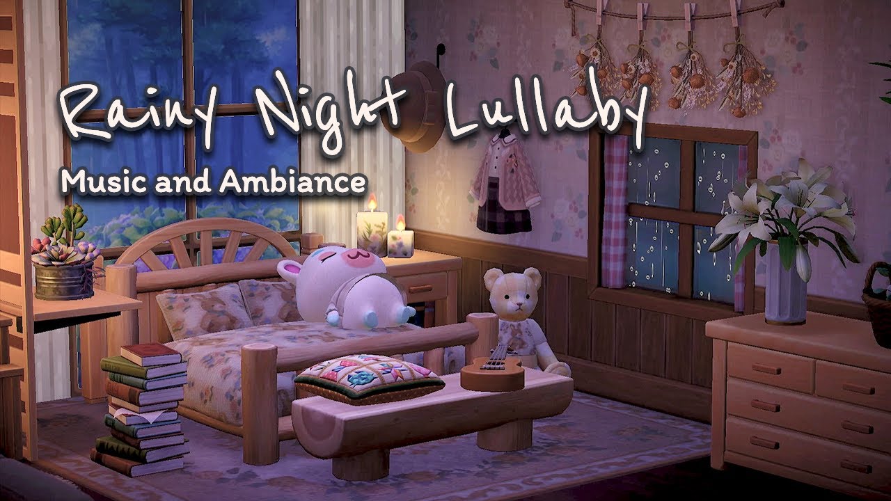 ☔ 𝐅𝐥𝐮𝐫𝐫𝐲'𝐬 𝐑𝐚𝐢𝐧𝐲 𝐋𝐮𝐥𝐥𝐚𝐛𝐲 🌧️  Lullabies with Rain Sound, Animal Crossing Music and Ambiance