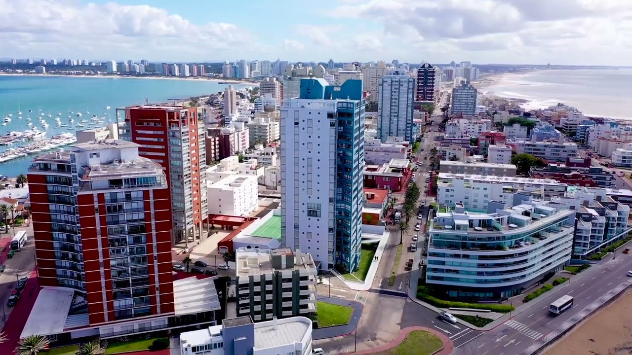 Punta del Este Uruguay DRONE FOOTAGE