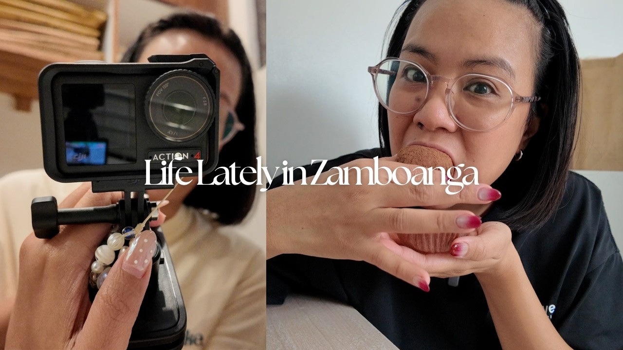 Slow Life in Zamboanga 🇵🇭 | trying Dubai chewy cookie, my new DJI action 4! dinner date w/ the hubby