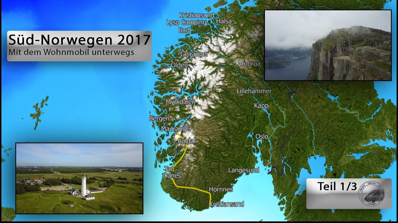 #5 Süd-Norwegen Sommer 2017 Teil 1/3 (Mit dem Wohnmobil unterwegs)