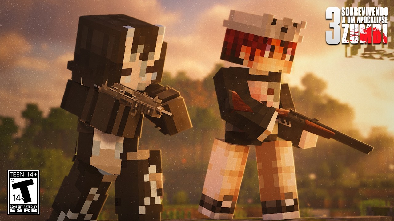 SOBREVIVENDO A UM APOCALIPSE ZUMBI NO MINECRAFT- EP 3