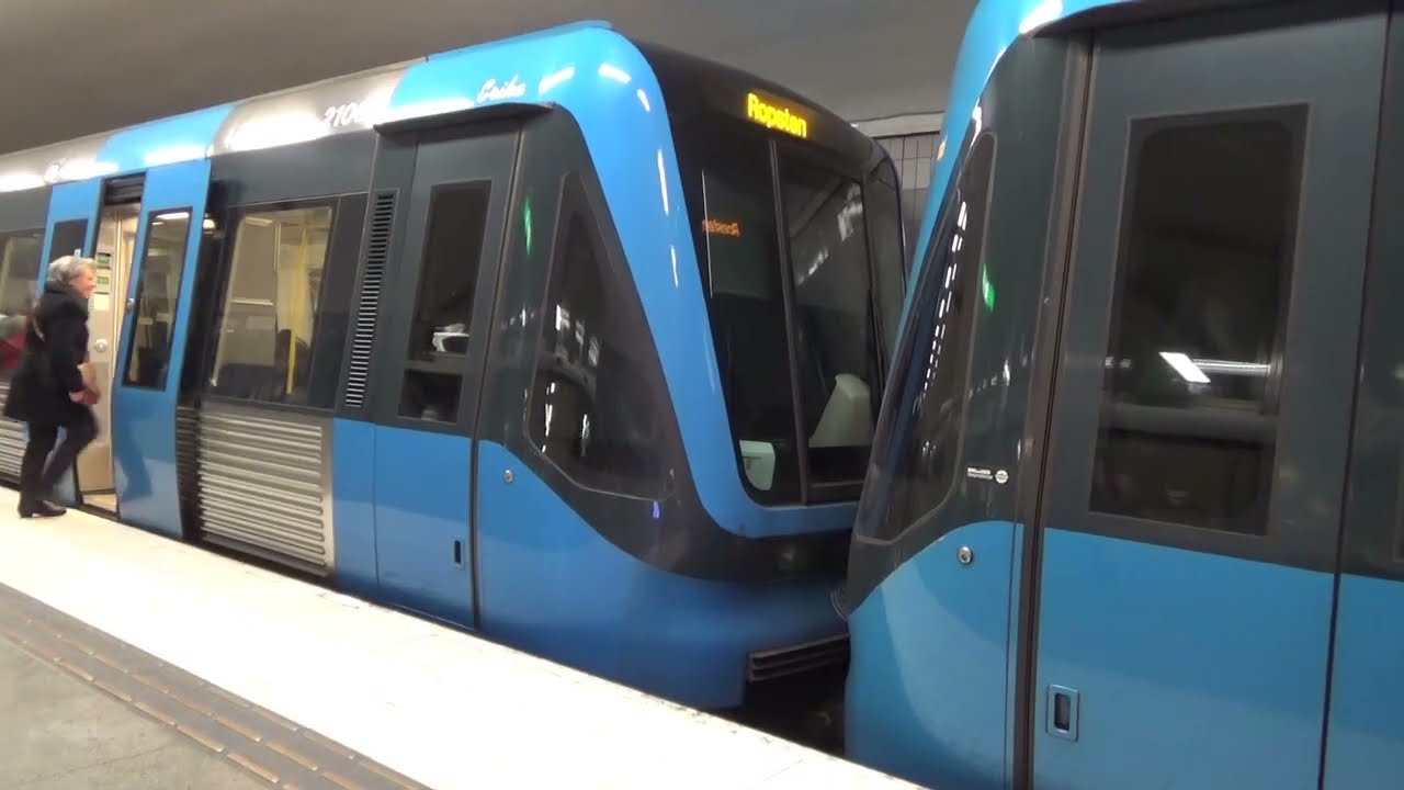 SL tunnelbana del 1 Aspudden