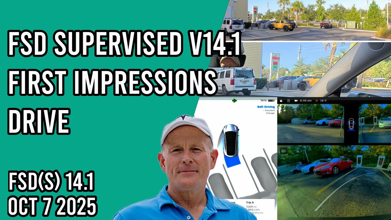 FSD Supervised v14.1 First Impressions Drive - Memorial Park