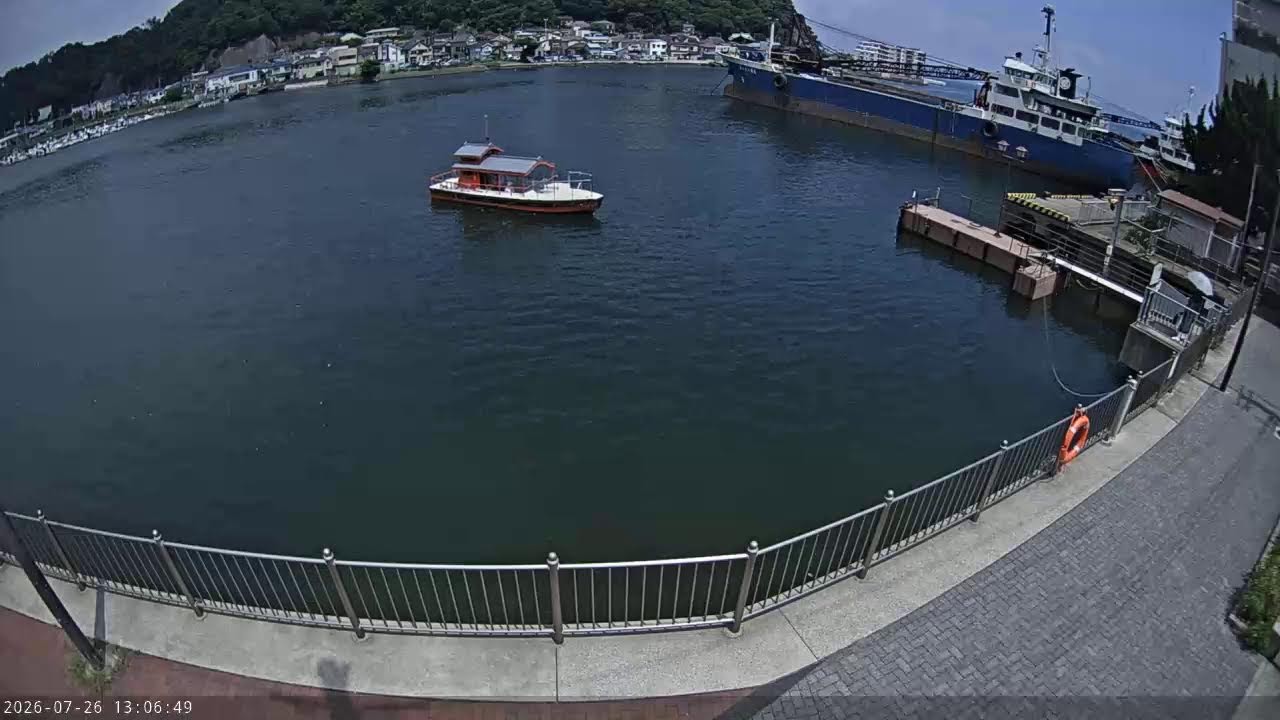 横須賀市災害監視カメラ　浦賀港