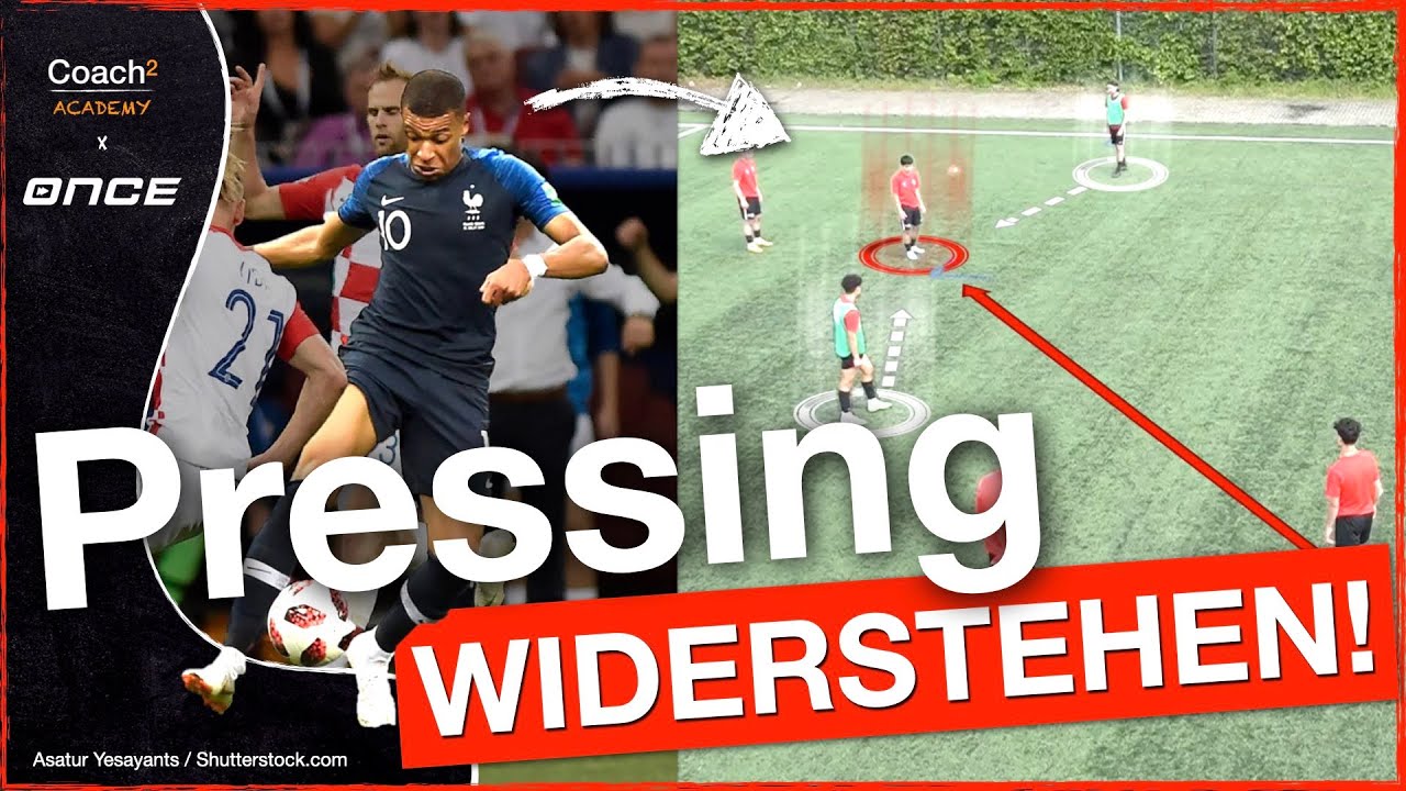 1:1+1 unter Druck das Spiel aufbauen I Coach² - Fußballtraining