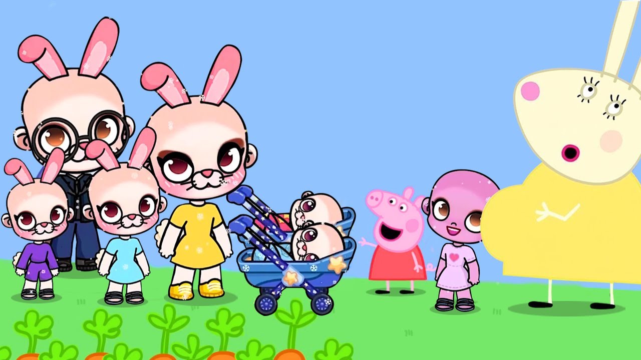Peppa Pig In Avatar World 🐷 A Barriguinha da Mamãe Coelha ⭐️ | Episódio Completo