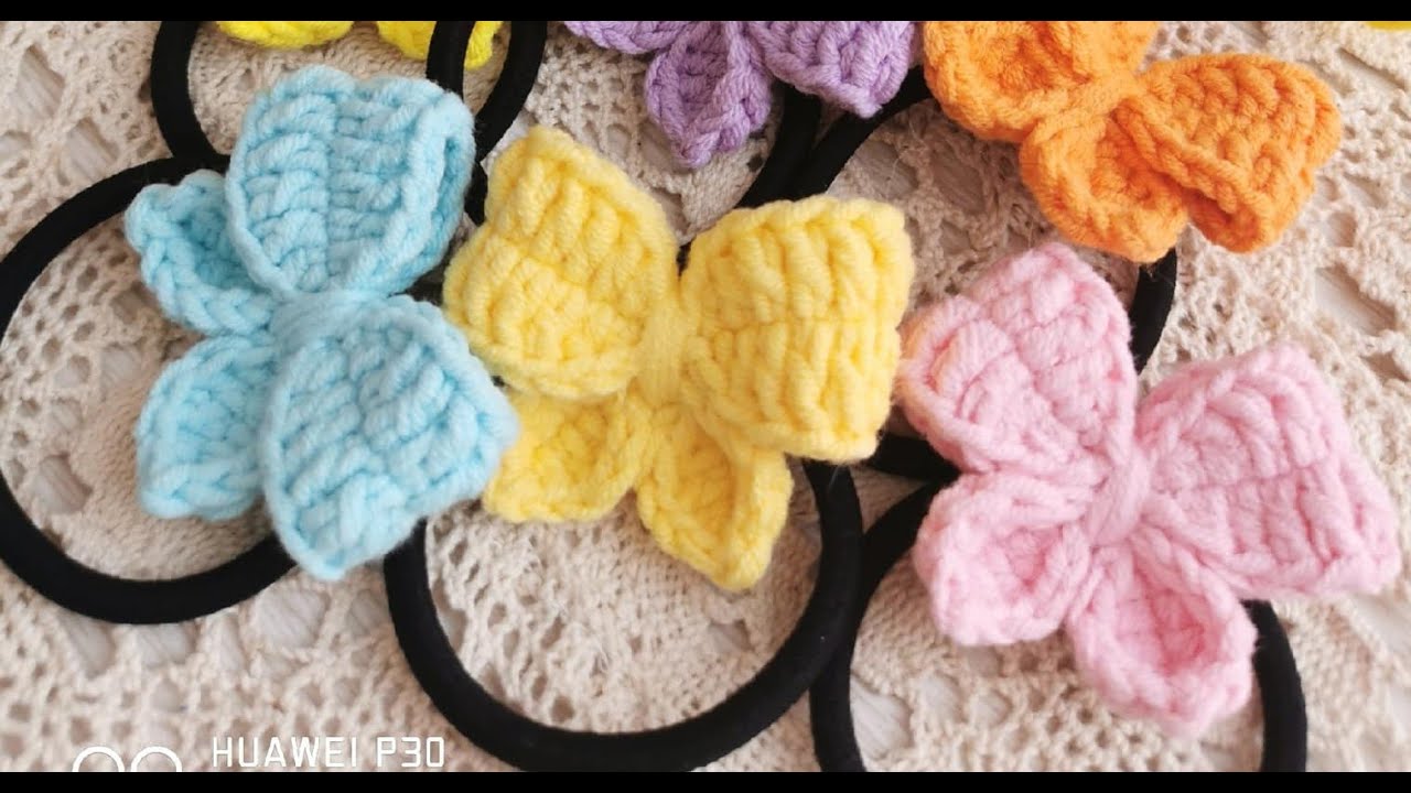 Bài 84 : Hướng Dẫn Móc Cột Tóc Nơ | BiBi Craft