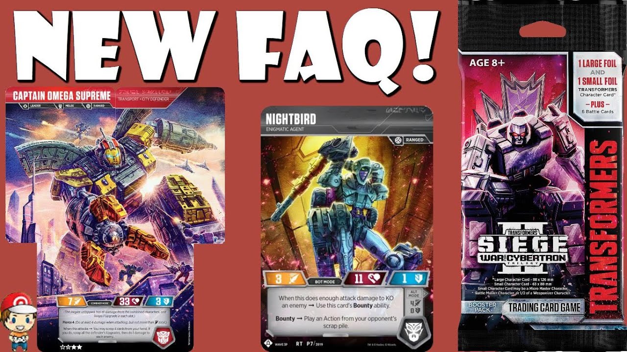 Important New Transformers TCG FAQ (Wave 4 Rules Update!)