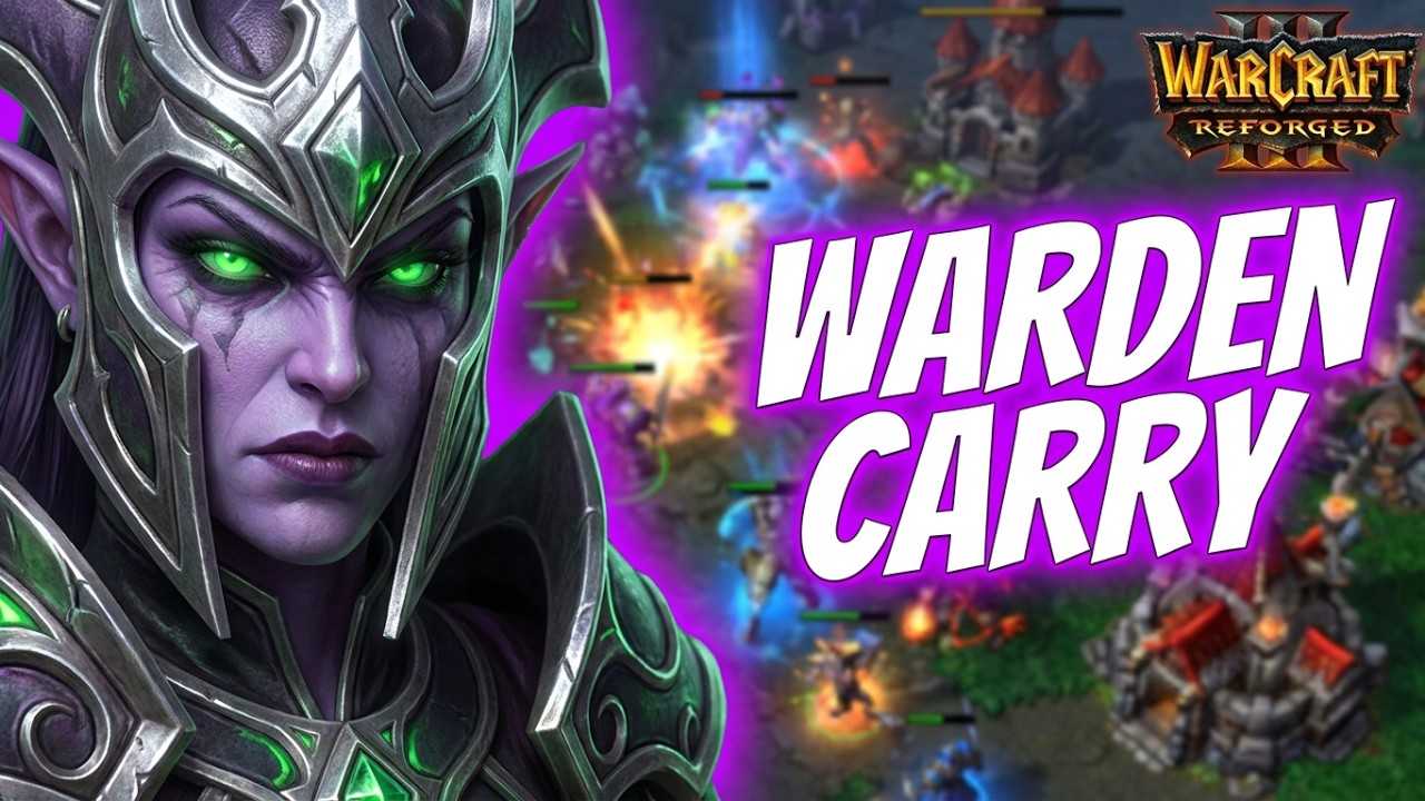 Warcraft 3 Nightelf 4v4 Random Team Game [Deutsch/German] WC3 Reforged | Full Gameplay