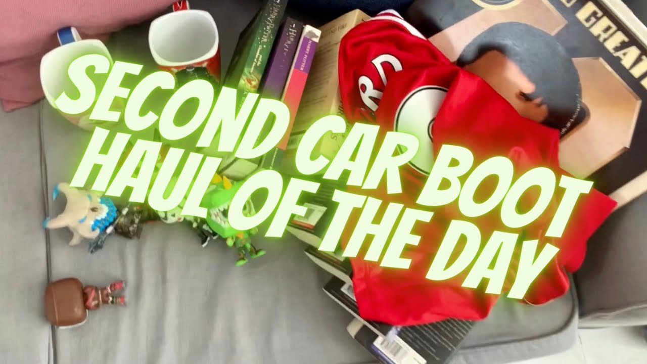 My second car boot haul from the weekend with actual footage