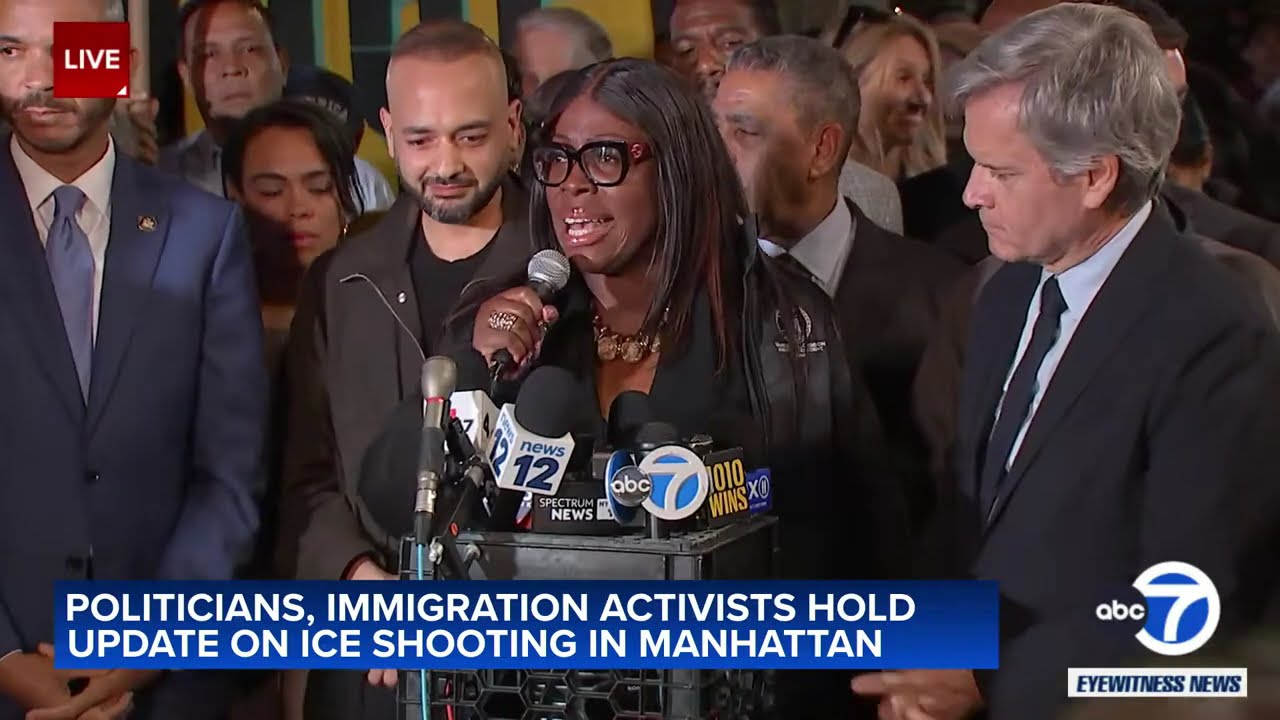 Politicians, immigration activists decry ICE shooting of man in Marble Hill | Full press conference