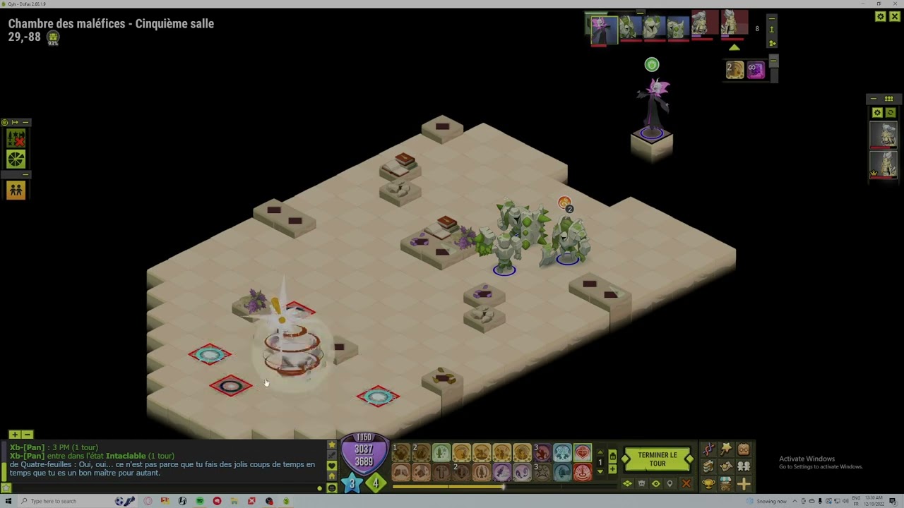 Belladone Dofus - Succès Duo Autowin, iop - eliotrope en 13 tours!